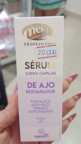 serum capilar de ajo restaurador  35ml meicy